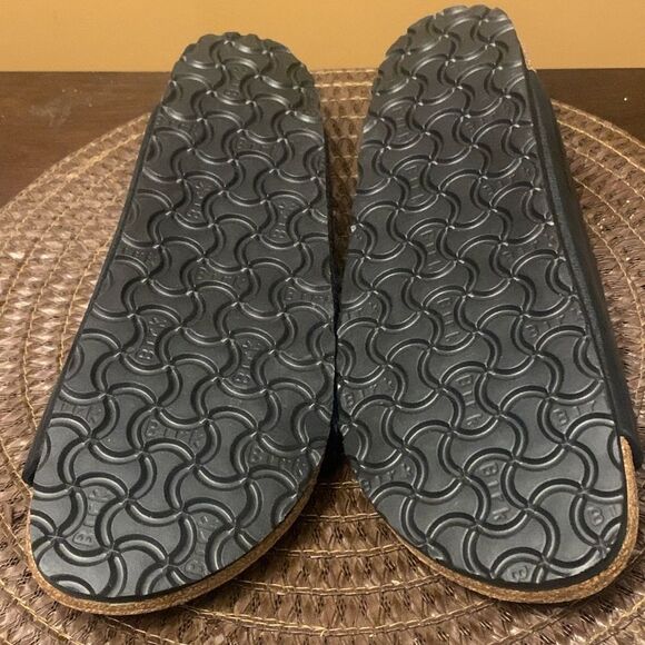 Birkenstock ZURICH Black Slides Size 42/ Women 11/ Men 9 EUC - Picture 6 of 7